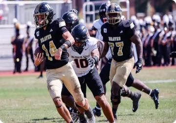Braves Beat No. 9 Valdosta State, 44-41
