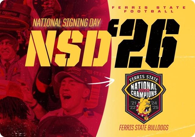 Defending National Champs Ferris State Sign 45 Prep Standouts