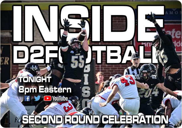 Inside D2Football - Second Round Celebration