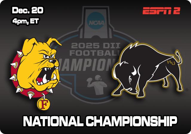 National Championship Primer: No. 1 Ferris State, No. 2 Harding Set for DII Title Showdown