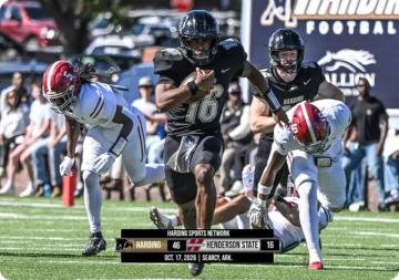 No. 2 Bisons Rout No. 18 Henderson State, 46-16