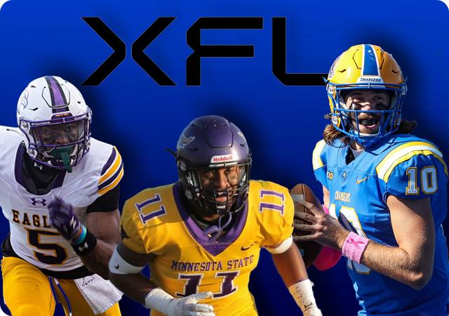 Seven D2 Players Selected in XFL Rookie Draft