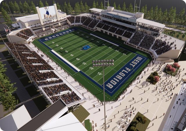 West Florida awarded $2 Million grant toward Stadium