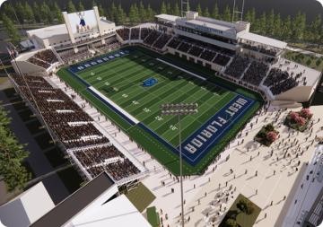 West Florida awarded $2 Million grant toward Stadium